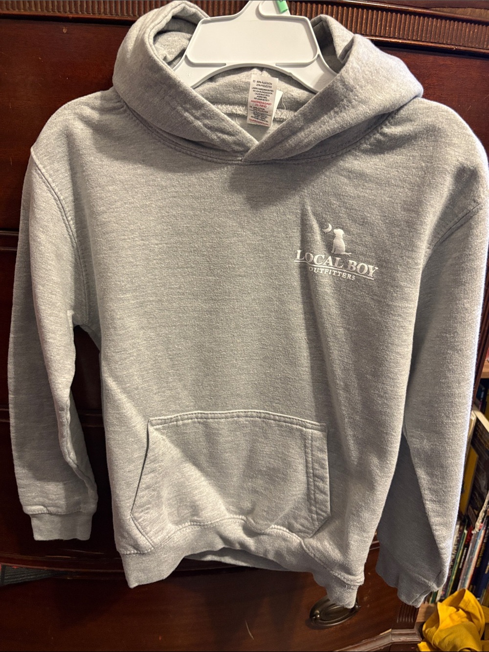 Boy’s Local Boy Gray Hooded Sweatshirt